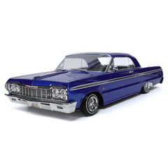 REDCAT SIXTYFOUR RTR RC LOWRIDER CAR 1:10 1964 CHEVY IMPALA HOPPING Blue/White E - Foto 8