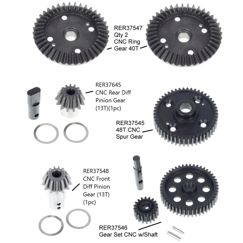Vigilante Full CNC Upgrade Gear Set – Redcat Racing